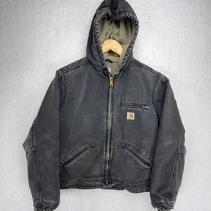 Carhartt Sierra Jacket Sherpa Lined Womens Medium WJ141 BLK Black